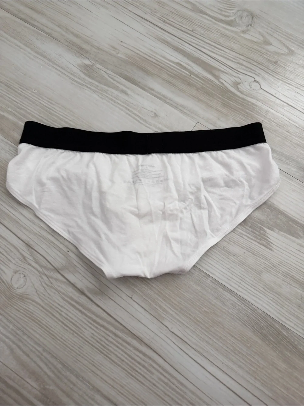 Boss White Briefs with Black Logo Waistband